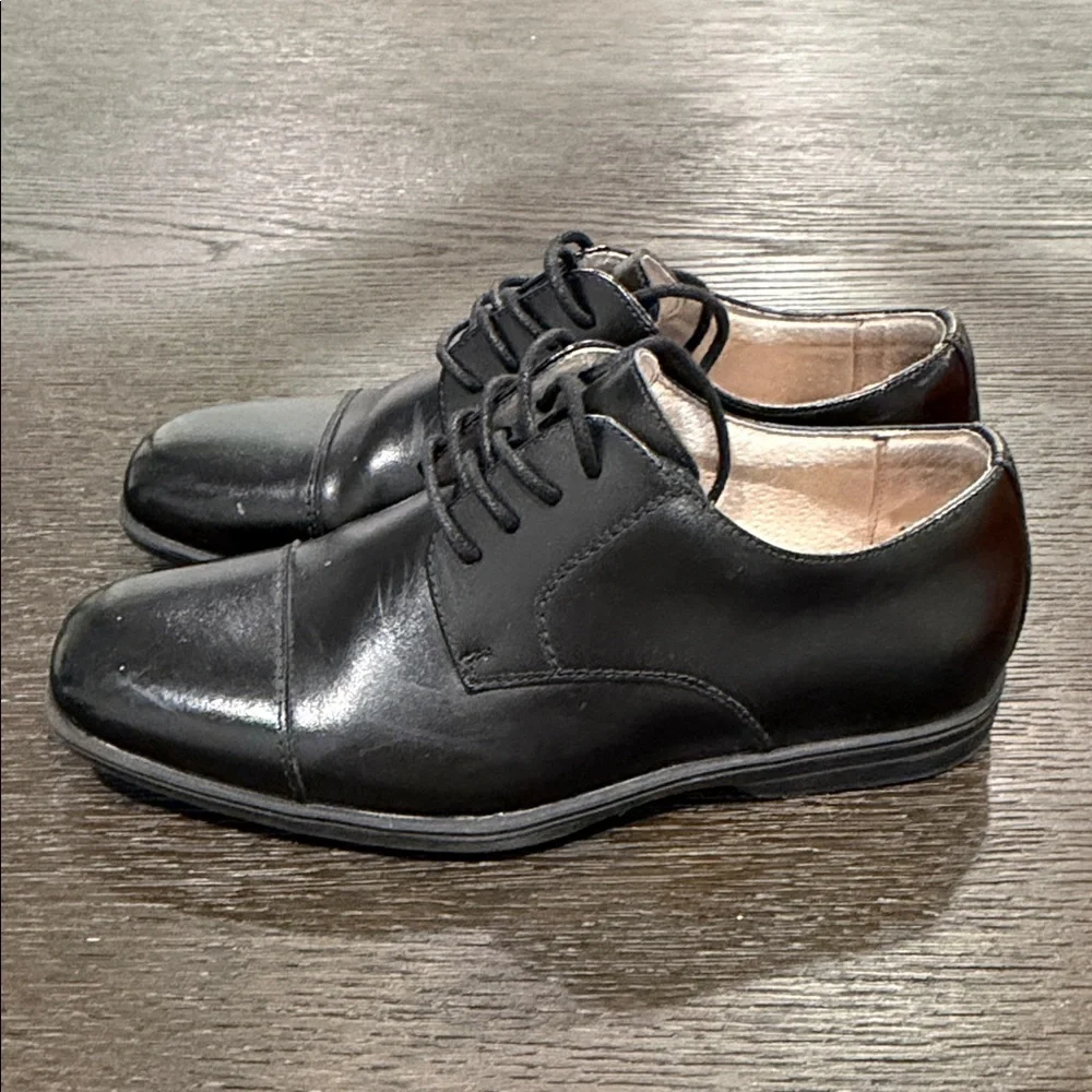Classic Black Boy’s Dress Shoes